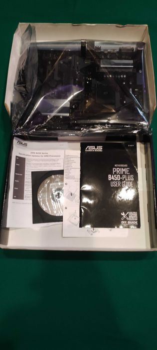 Материнка Asus Prime b450-plus