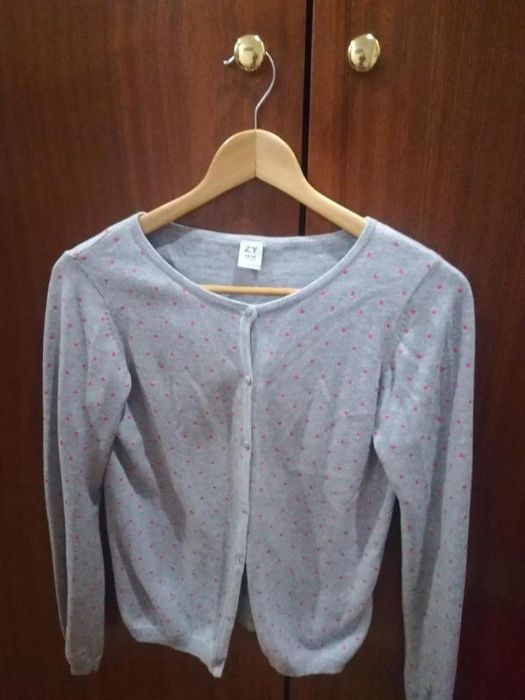 7 Casacos malha / algodão de criança / adolescente