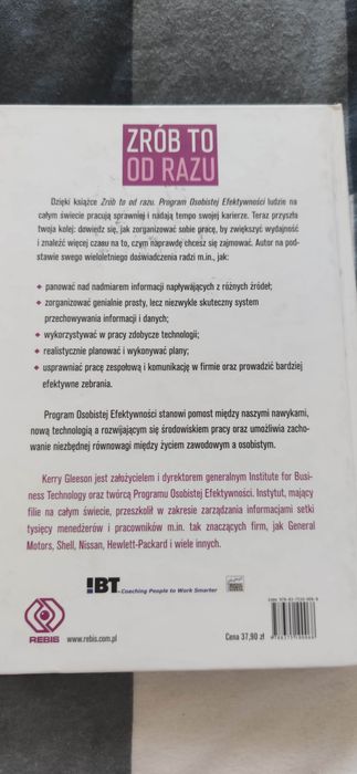 Książka zrób to od razu Kerry Gleeson