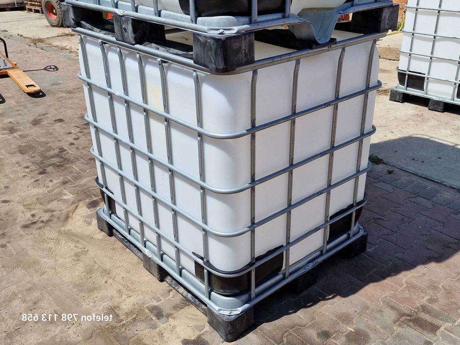 Rośliny Pojemnik Mauzer Zbiornik Kontener Woda Deszczówka Schutz 1000L