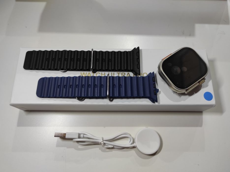 Smartwatch ultra pro com 2 pulseiras (várias cores disponíveis)