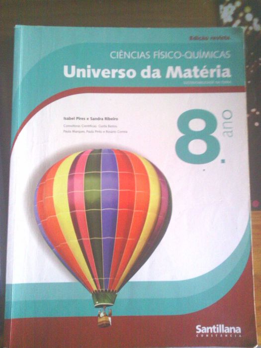 8º ano; Inglês Português Historia Matemática Biologia F. Química CN