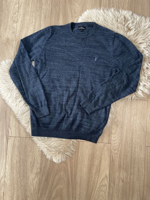 Męski sweter w kolorze granatowym w rozmiarze S