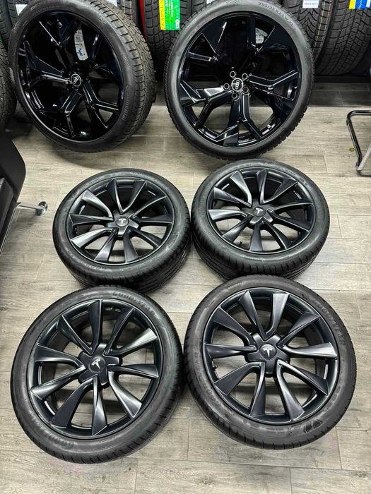 R19 5/114,3 64,1 Диски, Колеса в зборі, літо, оригінал Tesla 3