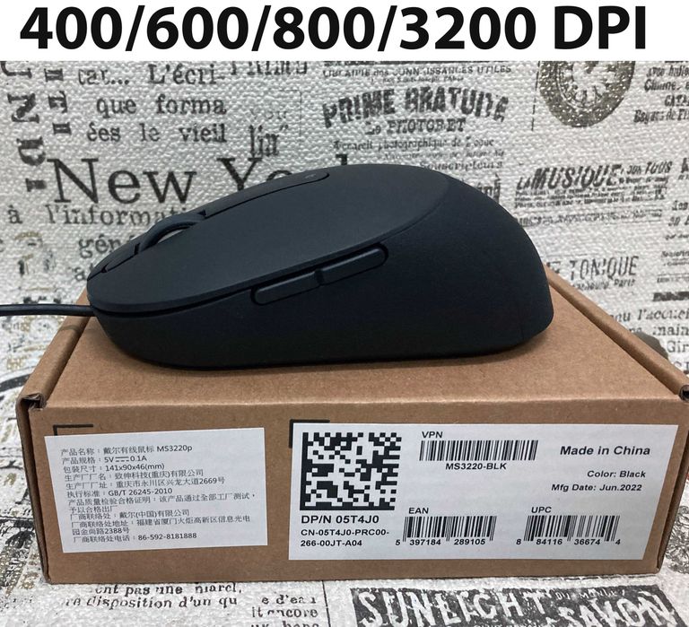 Надежная удобная оригинальная мышь Dell. Гарантия от магазина.