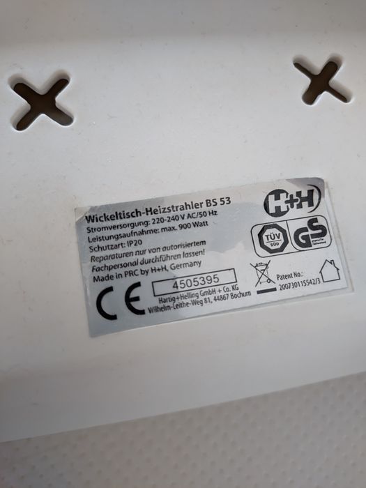 Sprzedam lampe grzewcza dla niemowlaka lampa grzejna promiennik