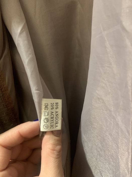 Пальто женское зимнее, кардиган ангора 50 р.