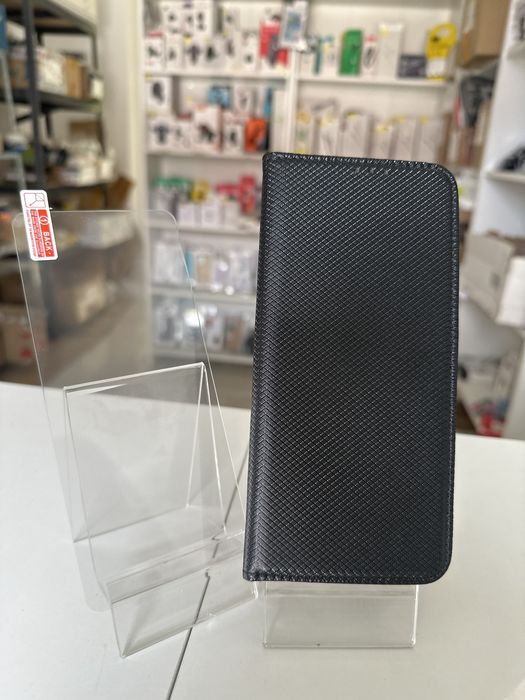 Szkło hartowane + etui zamykane MOTOROLA G73 5G