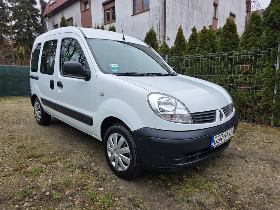 Renault Kangoo Ładne Kango 1.2B Klimatyzacja Wspomaganie ZERO RDZY