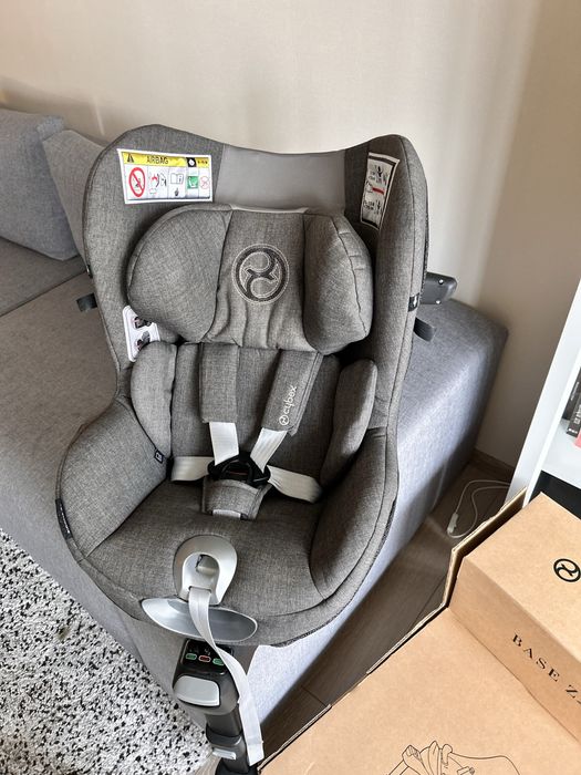 База+крісло Автокрісло Cybex Sirona Z iSize Soho Grey + Base Z2