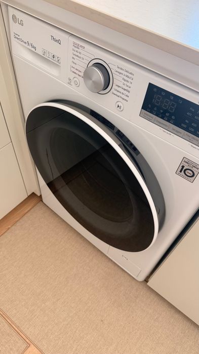 Lava e Seca LG 9/6kg Inverter Direct Drive – Excelente estado