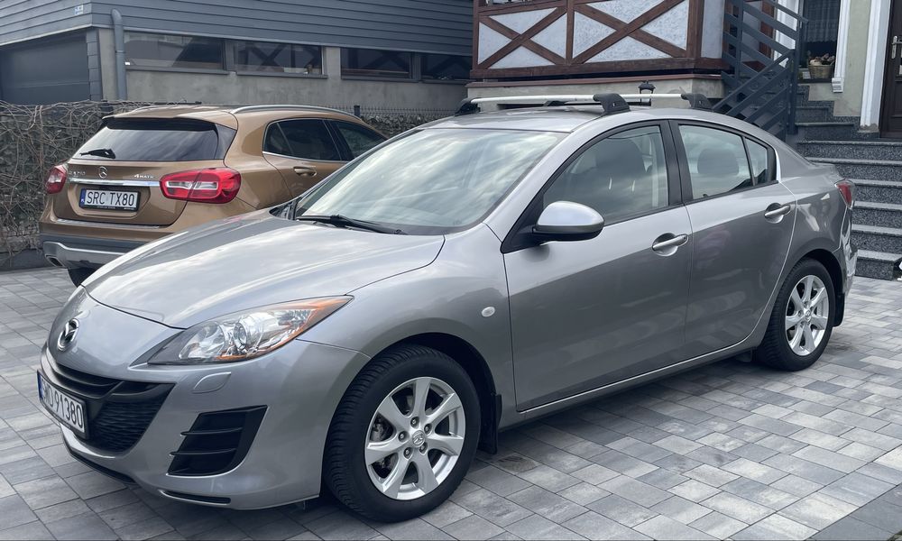 Mazda 3 BL 2010r. krajowy, polski salon, hak, bagażnik dachowy.