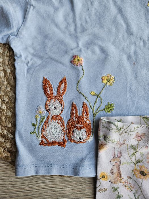 Komplet tshirt + getry Next r.104cm