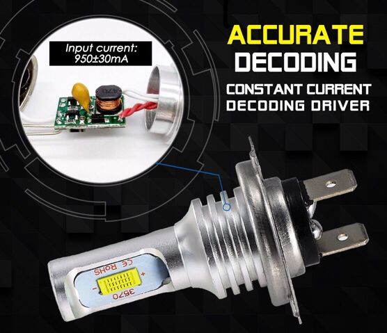 Kit Led H7 H1 e H3 160w 8000Lm