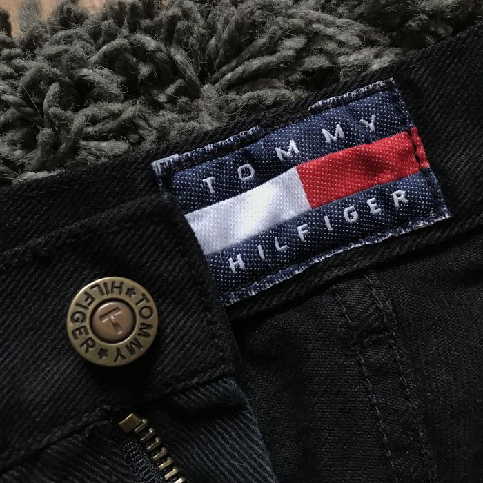 Шорти Tommy Hilfiger чорні базові M-L оверсайз