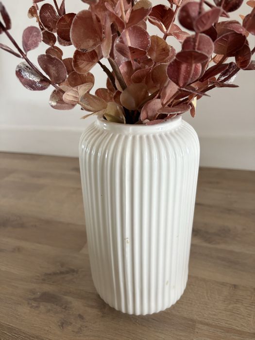 Vaso com planta artificial
