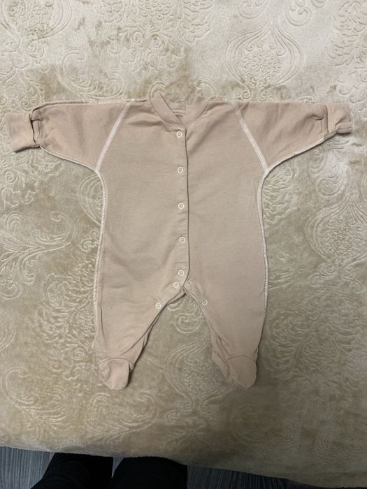 Чоловічки фланелеві зі швами назовні 56 розмір 0-1 місяці