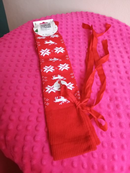 Sprzedam nowe podkolanówki damskie kolor czerwony