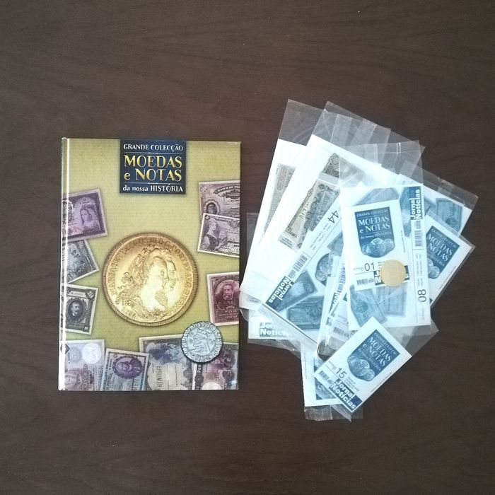 Coleção "Grande coleção de moedas e notas da nossa história", do JN