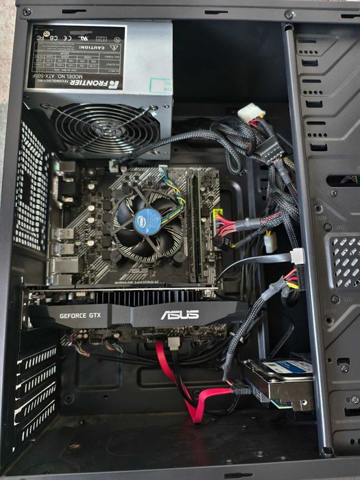 Ігровий системник i3-10100F/ 16 гб ddr4/ GTX 1050 4gb/ SSD та HDD