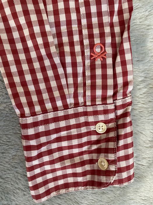 Koszula damska elegancka kratka benetton s m