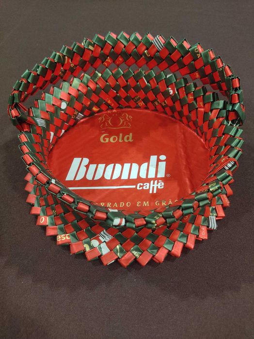 Upcycling: cesta para cápsulas de café