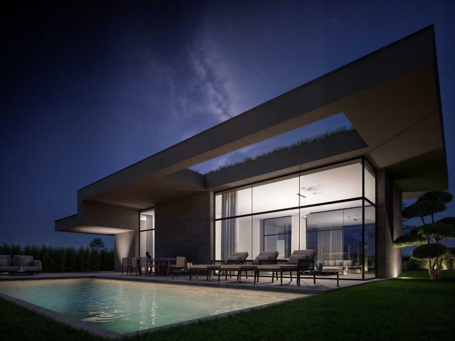 Arquitetura - Desenho tecnico - Modelação 3D Realista