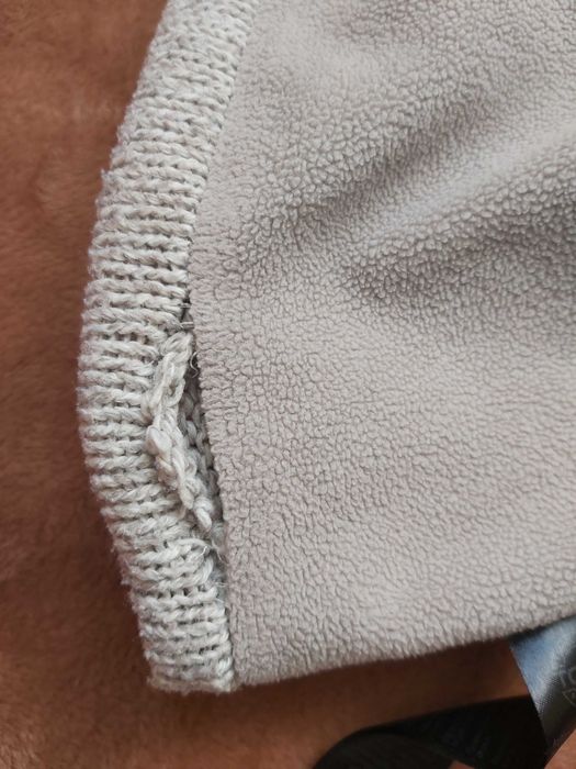 Zimowa czapka TCM Tchibo szara polar