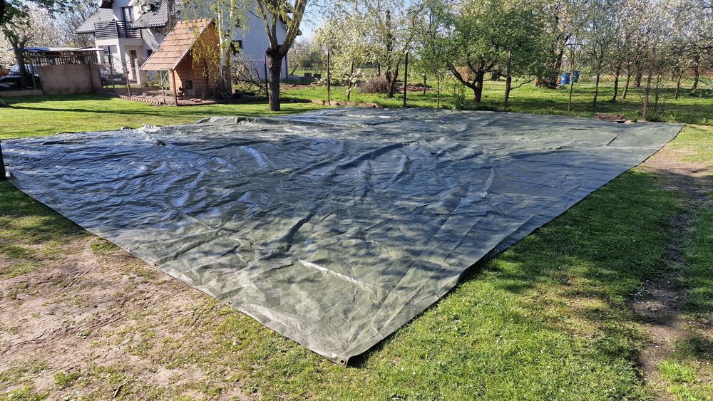 Plandeka 2 sztuki grube 10x12