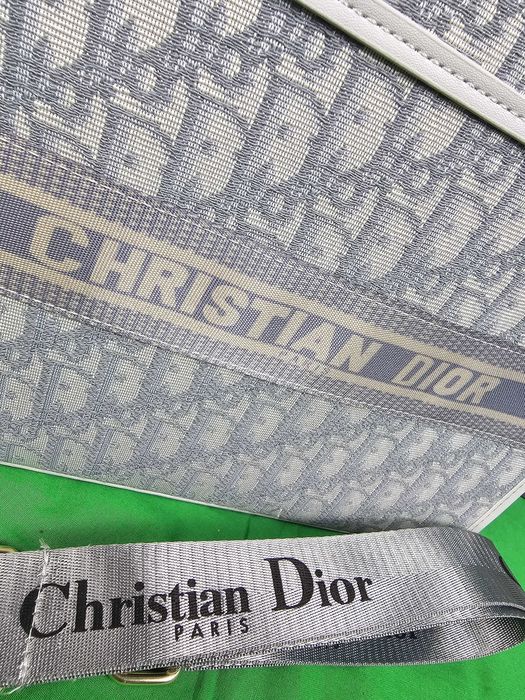 Torebka damska Christian Dior biznesowa nowość jasna płótno kuferek