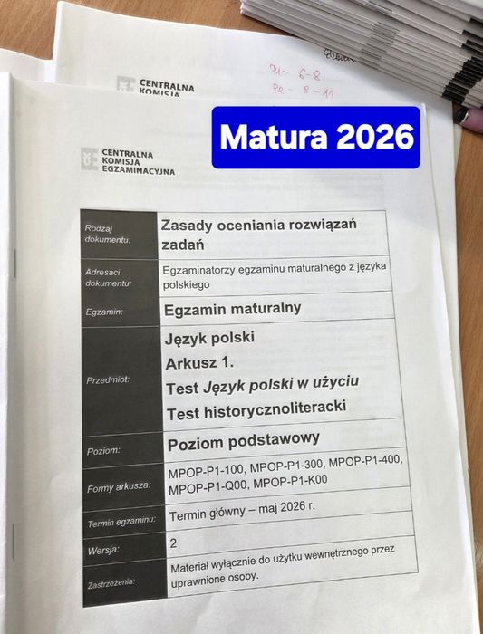 Język polski. Egzaminator.  Nauczyciel dyplomowany