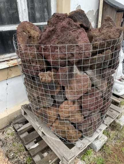 Lawa Wulkaniczna Czarna Czerwona Brązowa do Akwarium Sauny Malawi