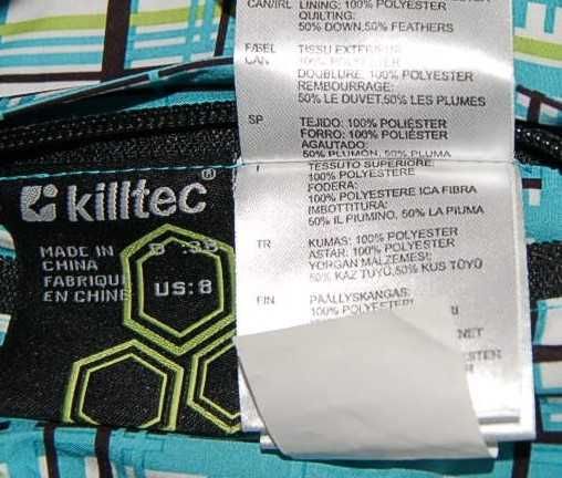 KILLTEC LEVEL3 ROZ.38 kamizelka puchowa damska dwustronna jak nowa