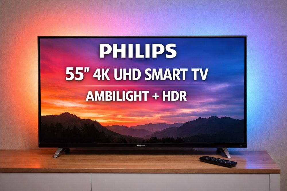 Philips 55PUS6262/12 – 55″ 4K UHD Smart TV z Ambilight, stan b.dobry