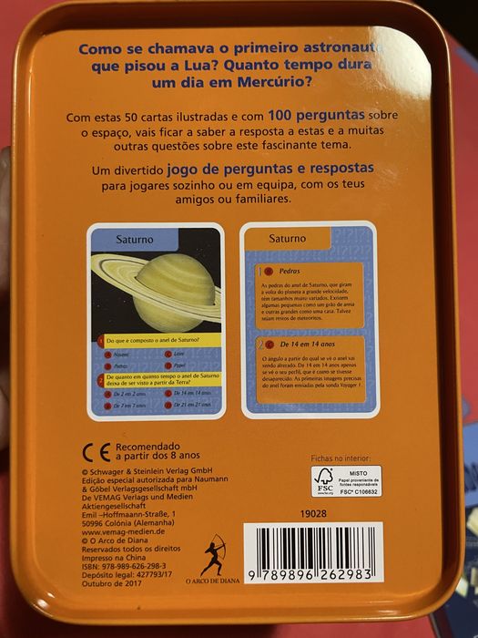 Jogo “O que sabes sobre o Espaço”