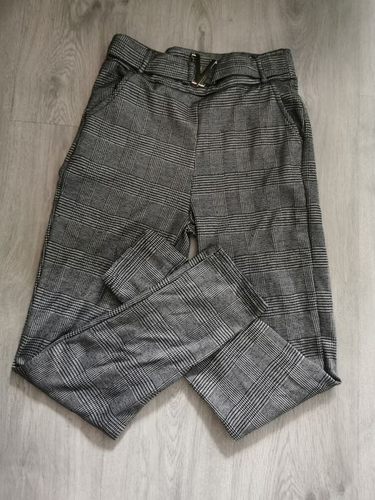 Spodnie z wysokim stanem L XL