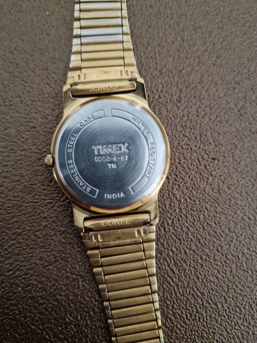 Relógio Timex Vista Masculino Vintage – Original | Dourado | Funcionan