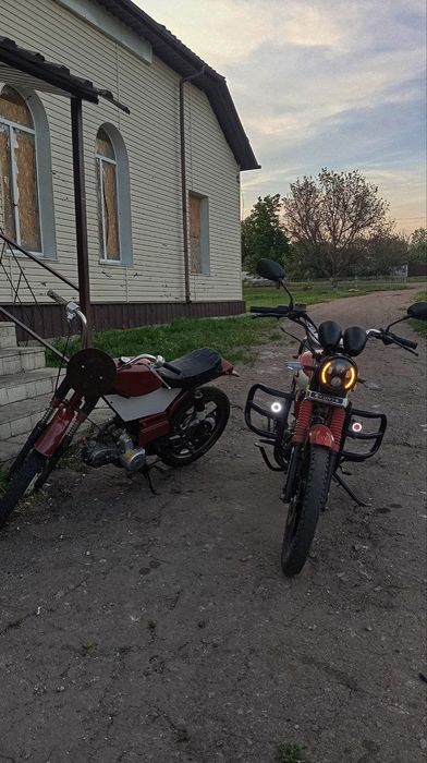 Продам мотоцикл " Delta 125cc " маленькое падение