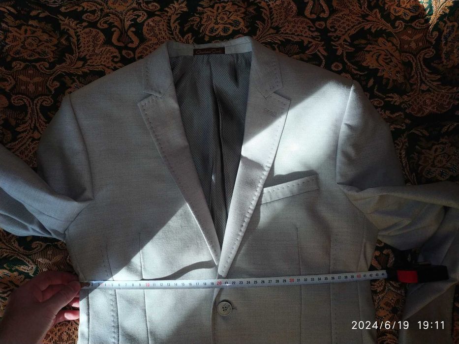 Классический костюм Giordano Conti, Брюки, Пиджак, Турция, размер S, M