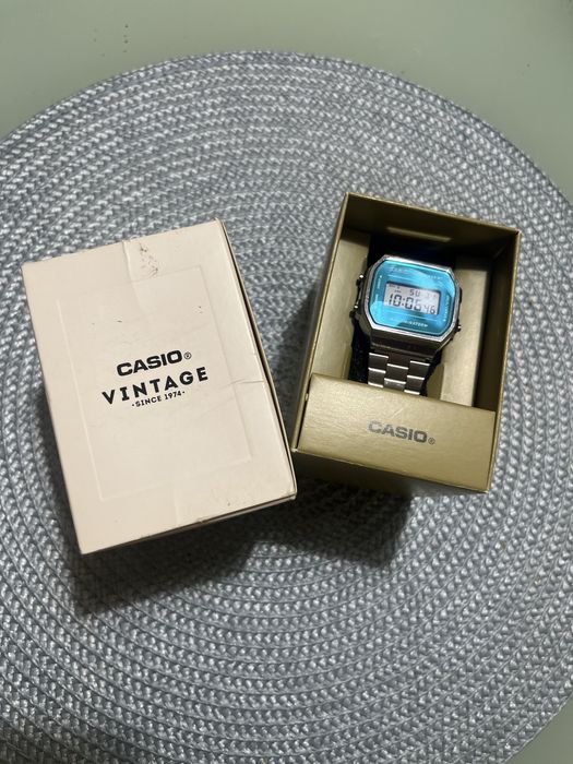 relogio casio vintage prateado como novo