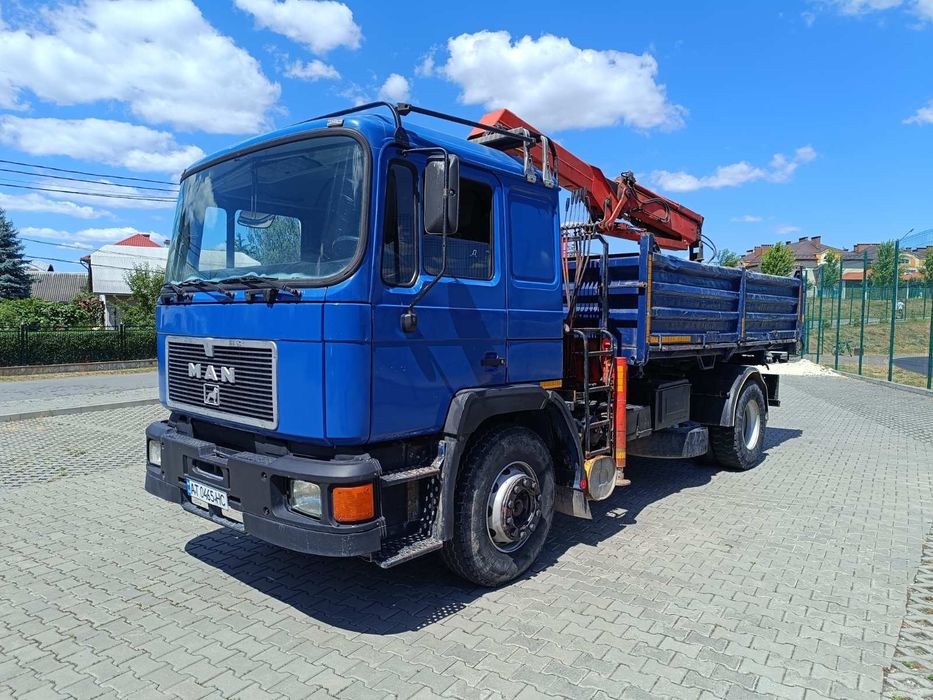 Man самоскид маніпулятор