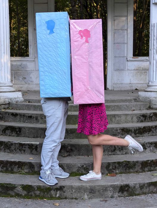 Barbie box, przebranie Barbie