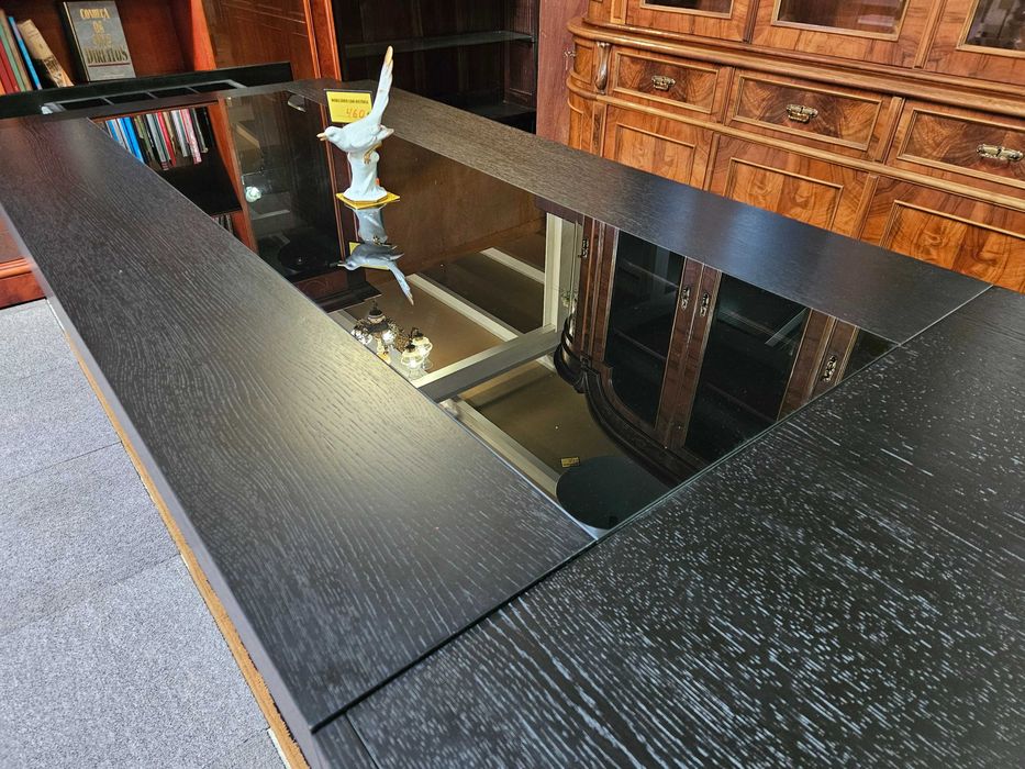 Grande mesa de sala extensível - Bom estado geral - S