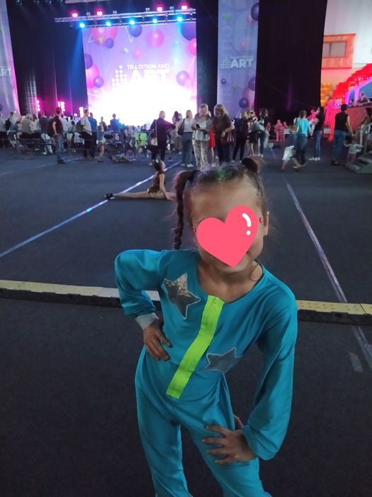 Танцювальний комбінезон маскарадний костюм в стилі диско на 9 років