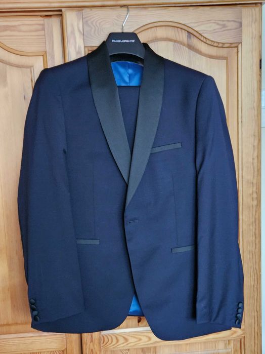 Kompletny strój Smoking PAKO LORENTE 176/92/52 + buty, spinki, mucha