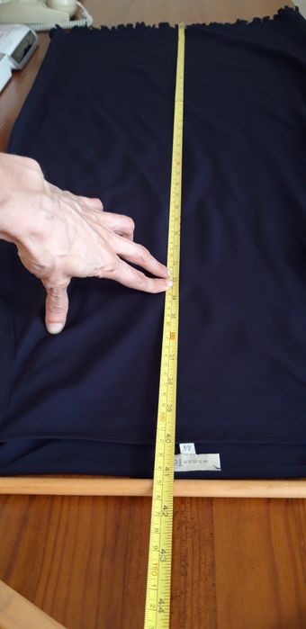 Vestido azul marinho de alças (Tamanho 44/L)