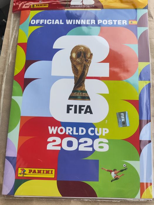 Panini winner set poster 30 naklejek wc 2026