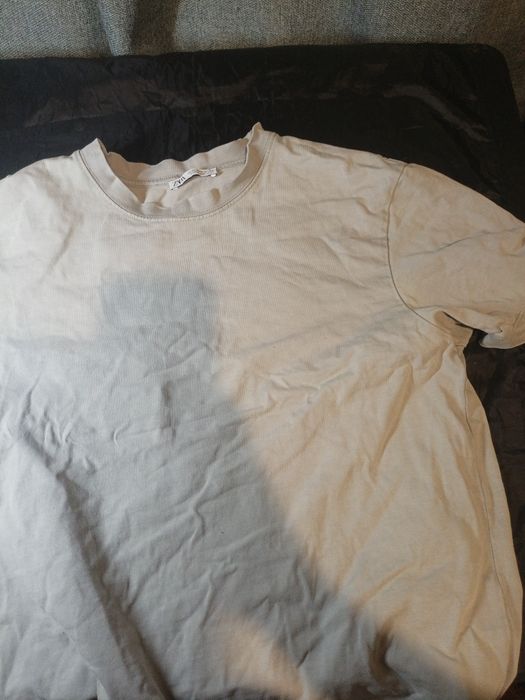 Базова футболка Zara М сіра