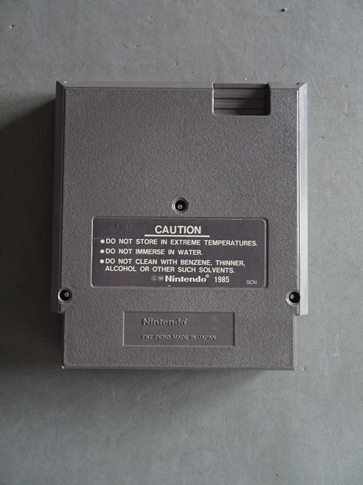 Jogo NES Teenage Mutant Hero Turtles .-