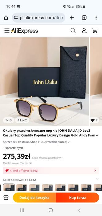 Okulary John Dalia Leo